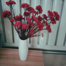 Decorative Flowers 50g Natural Millet Fruit Dried Flower Artificial Year's Living Room Decoration Christmas Tree