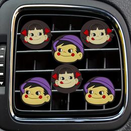 Interior Decorations No Two Families Cartoon Car Air Vent Clip Outlet Per Conditioner Clips For Office Home Freshener Drop Delivery Otjfm