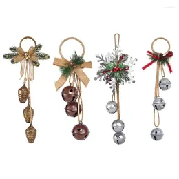 Party Supplies Q6PE Rustic Vintage Handmade Wall Hanging Decoration JingleBells Bells