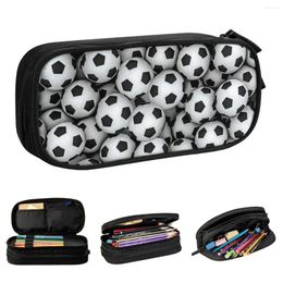 Soccer Balls Pencil Cases Sport Play Game Pen Box Bags Kids Big Capacity Office Gifts Pencilcases