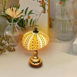 Table Lamps Sea Urchin Small Night Light Mini Bedside Lamp Decorative Metal Atmosphere