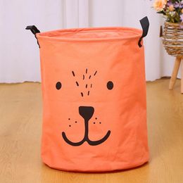 Laundry Bags Bathroom Dirty Basket Collapsible Folding Clothes Hamper Bag With Handles 1PC For Washing Storage Kids Room Dorm