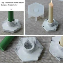 Candle Holders Silicone Holder Mold Resin Making Epoxy Mould Tool Casting Craft W F8R7 For