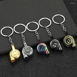Keychains Turbo Keychain Design Car Trinket Keyring For Men Women Creative Waist Buckle Accessories