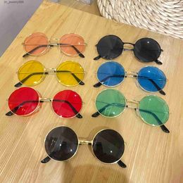 Retro fashion round sun glasses Colourful trend bulk sunglasses Colour prince mirror sunglasses wholesale