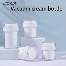 Storage Bottles 10/30ml Split Airless Pump Jar Reusable Acrylic Vials Vacuum Bottle Portable Travel Container Cosmetic Cream Lotion Storager