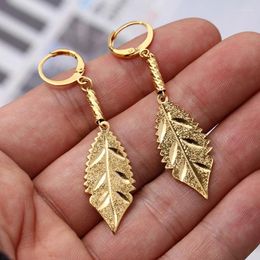 Dangle Earrings Wando 24k Gold Colour For Women Dubai Bride Wedding Ethiopian Africa Arab Jewellery Charm Earring