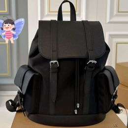 Designer ryggsäck semester väska svart stor kapacitet tote väska äkta läder ryggsäck tygväska för man kvinnan cyx05112