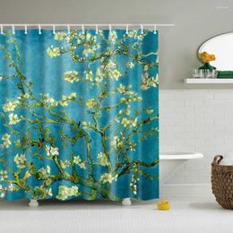 Shower Curtains Flower Dandelion Frabic Waterproof Polyester Bathroom With Hooks 180X180cm