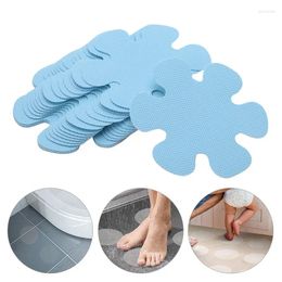 Bath Mats 10pcs Anti Slip Bathtub Stickers Bathroom Round Flower Shape Self-Adhesive Non Decals Shower