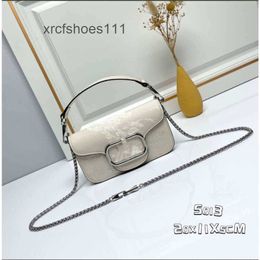 Chain Stud Bag Summer Bags Leather 2024 Art Handheld Event New Rock Wool White National Valentteno Style Small Vo Handbag Lady Square Embroidery Purse 8IOK