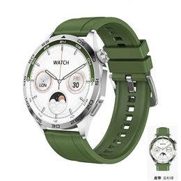 2024 Smart Watches HD GT4 AMOLED 1.43 Round Screen Smart Watches Extraordinary Master Ruiyu Offline Payment