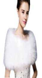 Fashion Luxurious Women's Real Ostrich Feather Fur Bride Wedding Shawl/ Cape//Pashmina /y Warm Lady's Coat6465180