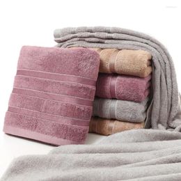Towel Bamboo Fiber Solid Color Bath For Couple Adults Home Thicken 140 70 Cm Bathroom Towels High Absorbent