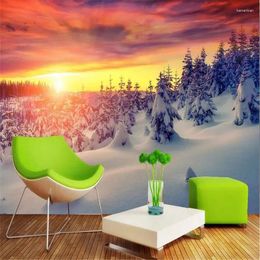 Wallpapers Beautiful Winter Sunshine Snow Background Wall Specializing In The Production Of Wallpaper Murals Custom Home