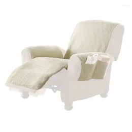 Chair Covers Recliner Cover Comfortable Washable Sofa Cushion Plush Cloth For Home Removable Furniture Protector