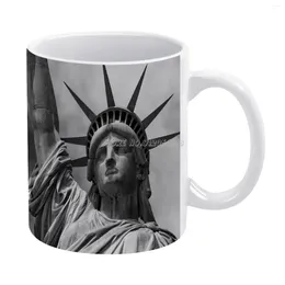 Mugs Statue Of Coffee 330ml Creative Travel Mug And Cup Office Drinkware Tazza Nyc Ny York Yorkcity