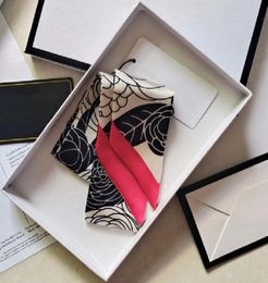 New arriver Designer Design Woman039s Scarf Fashion letter Handbag Scarves Neckties Hair bundles silk material Wraps8234040