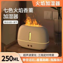 New Flame Humidifier Aromatherapy USB Silent Heavy Mist Household Bedroom Mini Air Purification