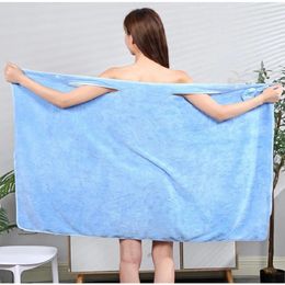 Towel 80 135cm Wearable Bath Microfiber Fibre Towels Soft Absorbent El Home Bathroom Women Bathrobe