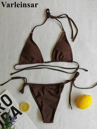 Women's Swimwear Flower Polka Dots Printed Warp Around Bikini Female Swimsuit Women Two-pieces Set Bather Bathing Suit Swim V5323