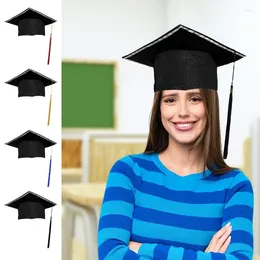 Party Favour Bachelors Graduation Unisex Matte Adult Caps With Tassel For College University Children Adjustable LED Glowing Hat