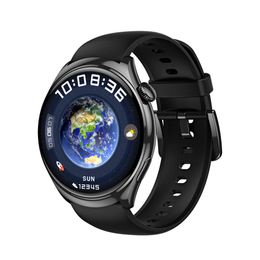 Neue HD4 -AMOLED Smartwatch mit großer Herzfrequenz und Blutdruckspeicher, Bluetooth Call Message Erinnerung, Gesundheitsüberwachung