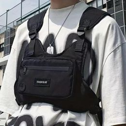 Storage Bags Chest Bag Hip Hop Streetwear Large Capacity Waist Sports Casual Vest For Men Women