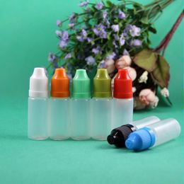 100 Sets/Lot 10ml Plastic Dropper Bottles Child Proof Long Thin Tip PE Safe For e Liquid Vapor Vapt Juice e-Liquide 10 ml Dmenn Cdfsh