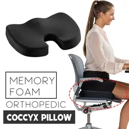 Pillow Memory Foam Seat Coccyx Orthopedic Massage Hemorrhoids Chair Office Car Pain Relief Wheelchair Support Pillows