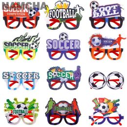 Party Supplies Euro Cup Fans Paper Glasses Vibrant Colour Football Cheering Frames Cartoon Animation Kid Theme Decoration Po Props