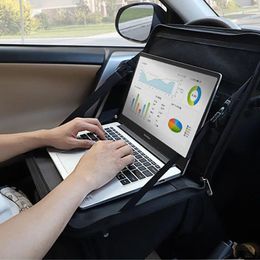 Storage Bags Car Eating Tray Laptop Backseat Organiser Tablet Foldable Holder Desk Multifunctional Food Table Bag
