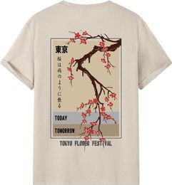 ts GORGLITTER Mens Animal Pattern T-shirt Japanese Letter Short Sleeve Round Neck T-shirt Top