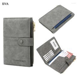 Storage Bags Travel Passport Bag For Women Men Document Case Wallet ID Card Holder PU Leather Protects Coin Purse Large Capacity