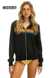 Pure Cotton Sudaderas Hoodie Aviators Nation Женская одежда 5 полоска на молнии.