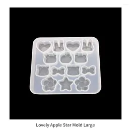 Baking Moulds Earring Mould Cake Mould Manual Capacity Jewellery Maker Non-stick Strawberry