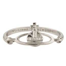 Brand Westwoods can move Saturn to electroplate antique silver rings as old plain Nail ZAWJ