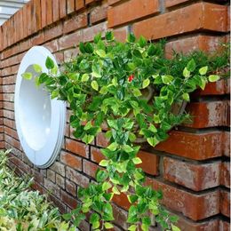 Decorative Flowers Artificial Plant Vines Creeper Green Leaf Ivy Vine Detachable DIY Hanging Garland Fake Plants For Home Wedding Party