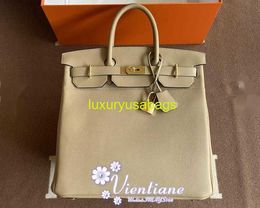 Bk Leather Handbag Trusted Luxury Platinum Bag Haut a Courses 40cm Windbreaker Grey S2 Trench Toco Gold Button have logo HBNZ
