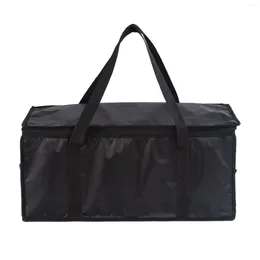 Storage Bags Multifunction Insulation Food Delivery Bag Handbag Foldable Cooler Reusable Thermal For Travel Restaurant Camping