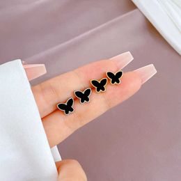 Elegant and noble master design vanlycle earrings Butterfly Minimalist Style Earrings Cold Womens Personalised with common vanly