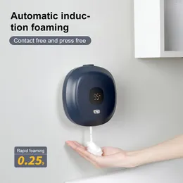 Liquid Soap Dispenser Automatic Wall Mount Touchless Temperature Display For Kitchen