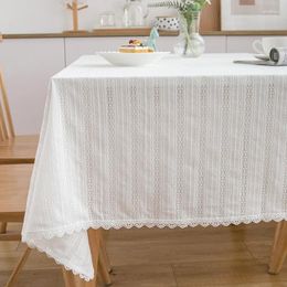 Table Cloth Little Fresh White Moonlight Lace Dining Tea