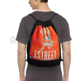 Backpack Trending Drawstring Bag Riding Climbing Gym E Street Band Maskes
