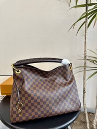 Designer ARTSYS Handbag Women's Woven Handheld Tote Bag Fashion Embosseds Shopping Bag Women's Coin Wallet Large Capacity Shoulder Bag Metal Keychain Pendant