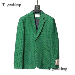 Męskie garnitury projektant mody Blazers Man Classic Floral Print Luksusowa kurtka Luksusowa kurtka Mężczyźni Long Rleeve Mężczyzn Schous Blazer Coats Suit 162