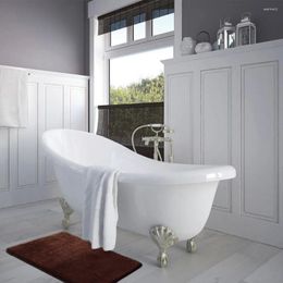 Bath Mats Luxurious Absorbent Soft Memory Foam Mat Bathroom Shower Rug Non Slip