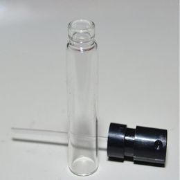 1000pcs/lot 2ml Glass Sample Vials mini perfume spray bottle 2ml trial sample perfume bottles Iorcd Tfppe