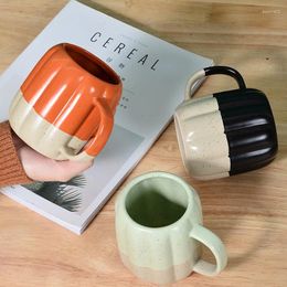 Mugs Pumpkin Mug Creative Ceramic Home Breakfast Coffee Milk Interesting Large Capacity Water