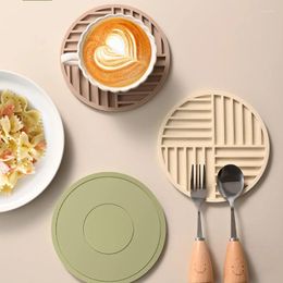 Table Mats Silicone Tea Bowl Mat Dining Insulation Dish Home High-Grade Light Luxury Anti-Scalding Casserole